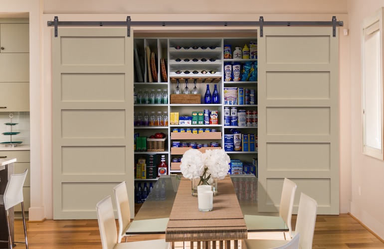 Pantry Sliding Barn Doors In Salt Lake City, Utah 